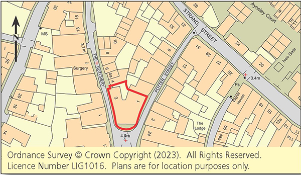 Lot: 74 - PERIOD BUILDING WITH PERMISSION FOR CONVERSION INTO TWO HOUSES - 